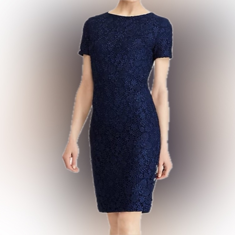 Ralph Lauren Navy Blue Mini Dress